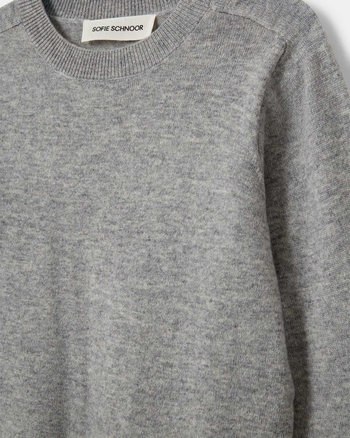 Sofie Schnoor YOUNG DELIASY STRIK Sweater 8010 Grey melange