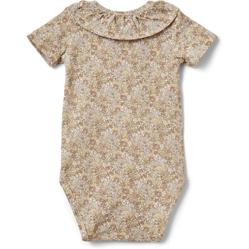 Sofie Schnoor BABY DICTESB BODYSTOCKING Bodystocking 4116 Rose w Yellow