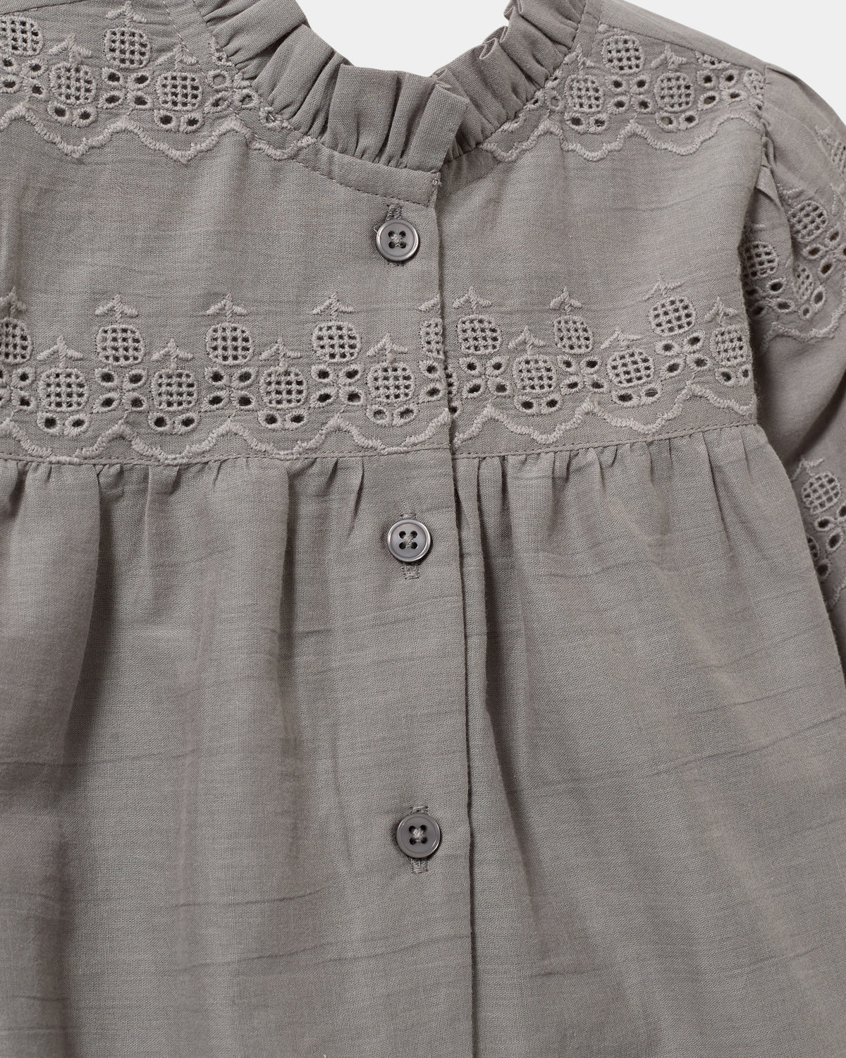 Sofie Schnoor KIDS DagmarKB Skjorte Skjorte 8052 Stone Grey