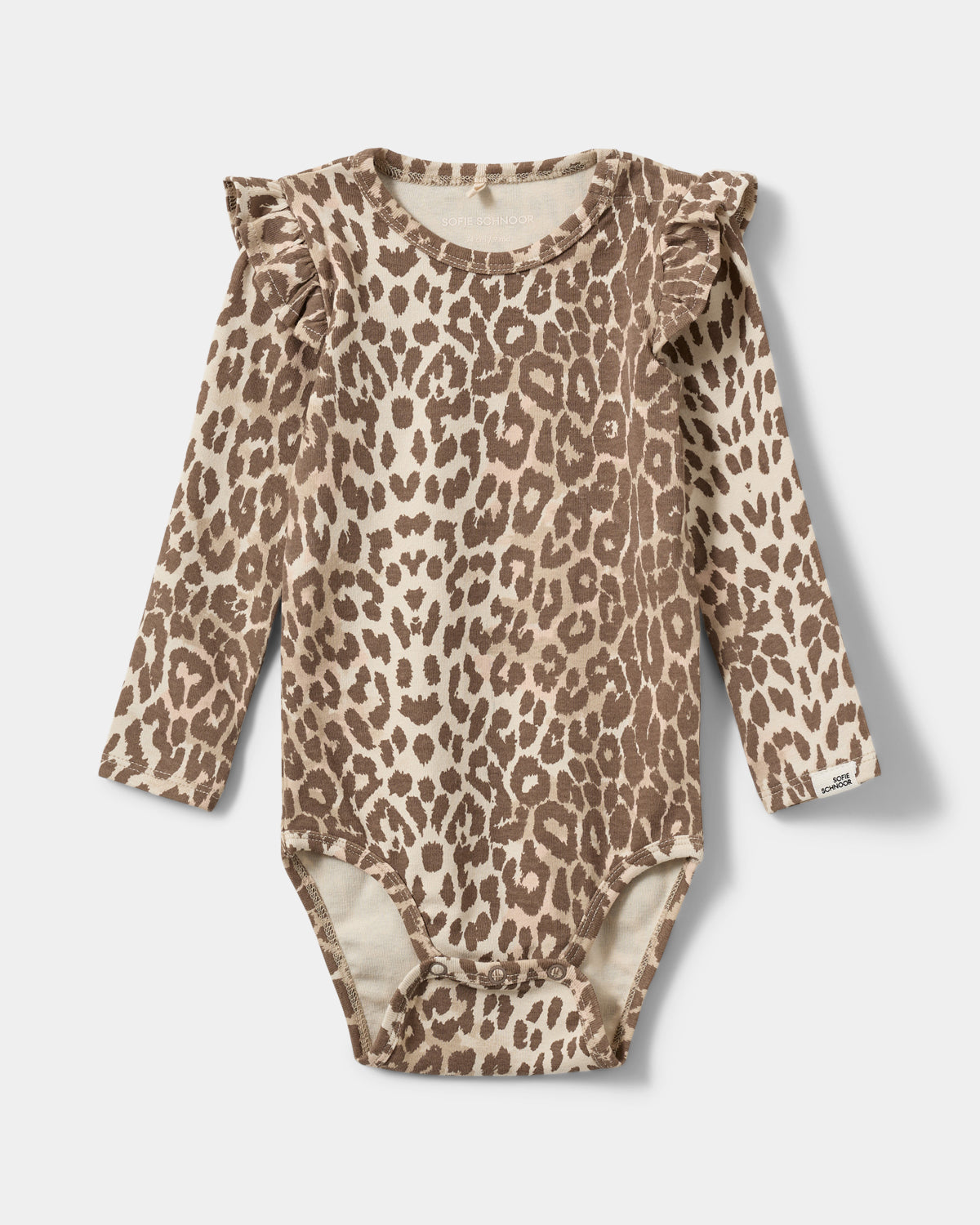 Sofie Schnoor KIDS DicteKB Bodystocking Bodystocking 9137 AOP Beige Leopard