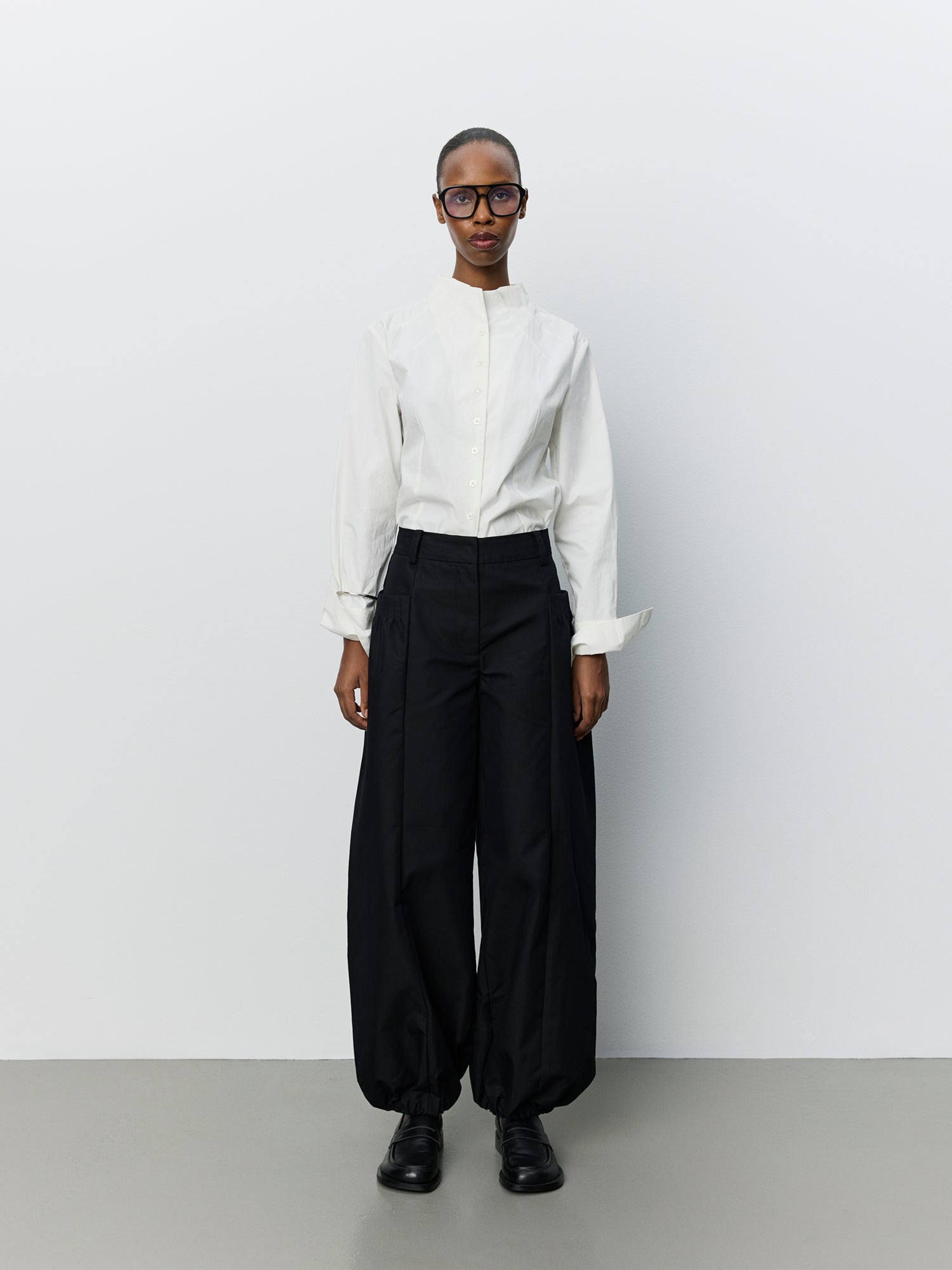 Sofie Schnoor WOMEN EDENSW SKJORTE M. PLISSERET KRAVE Skjorte 0101 Off white