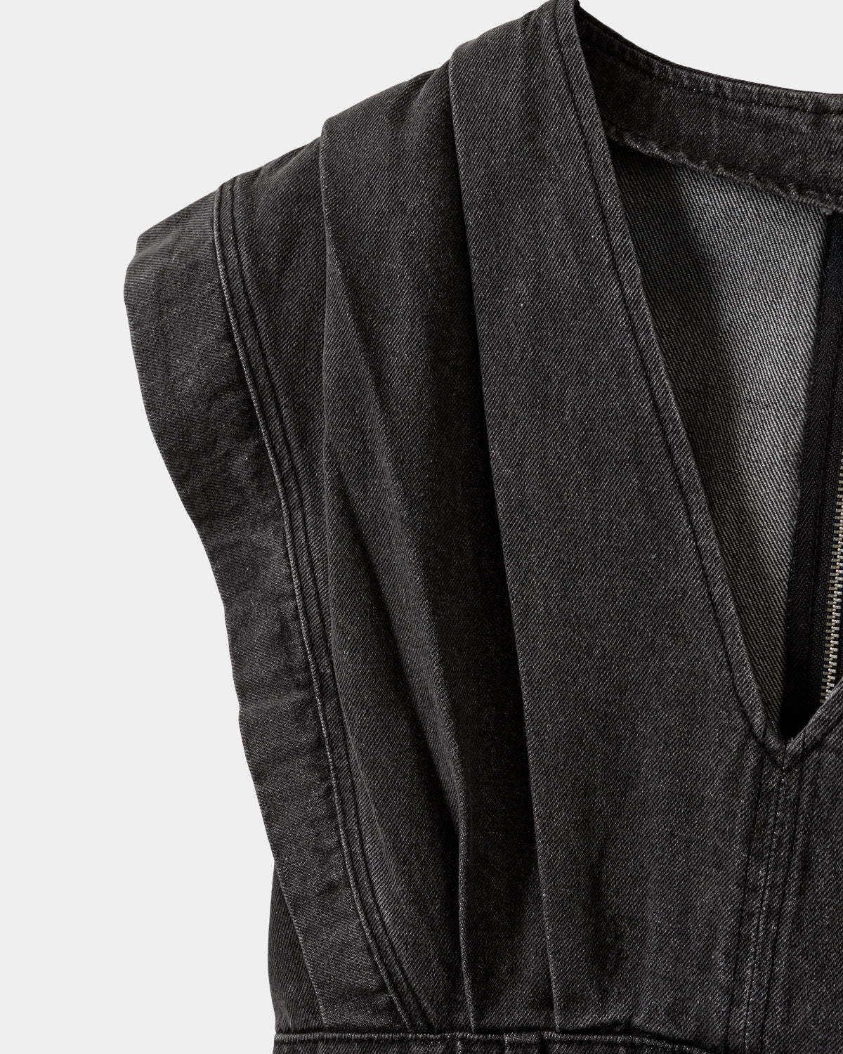 Sofie Schnoor WOMEN ENYASW MIDI DENIM KJOLE Kjole 1024 Black washed Denim