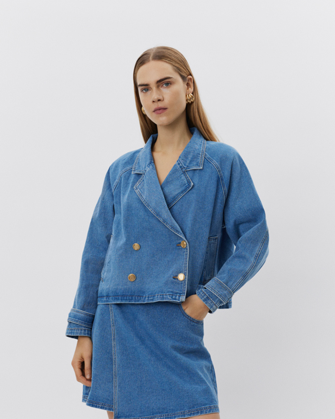 Sofie Schnoor WOMEN EUDORASW JAKKE Jakke 5002 Denim blue