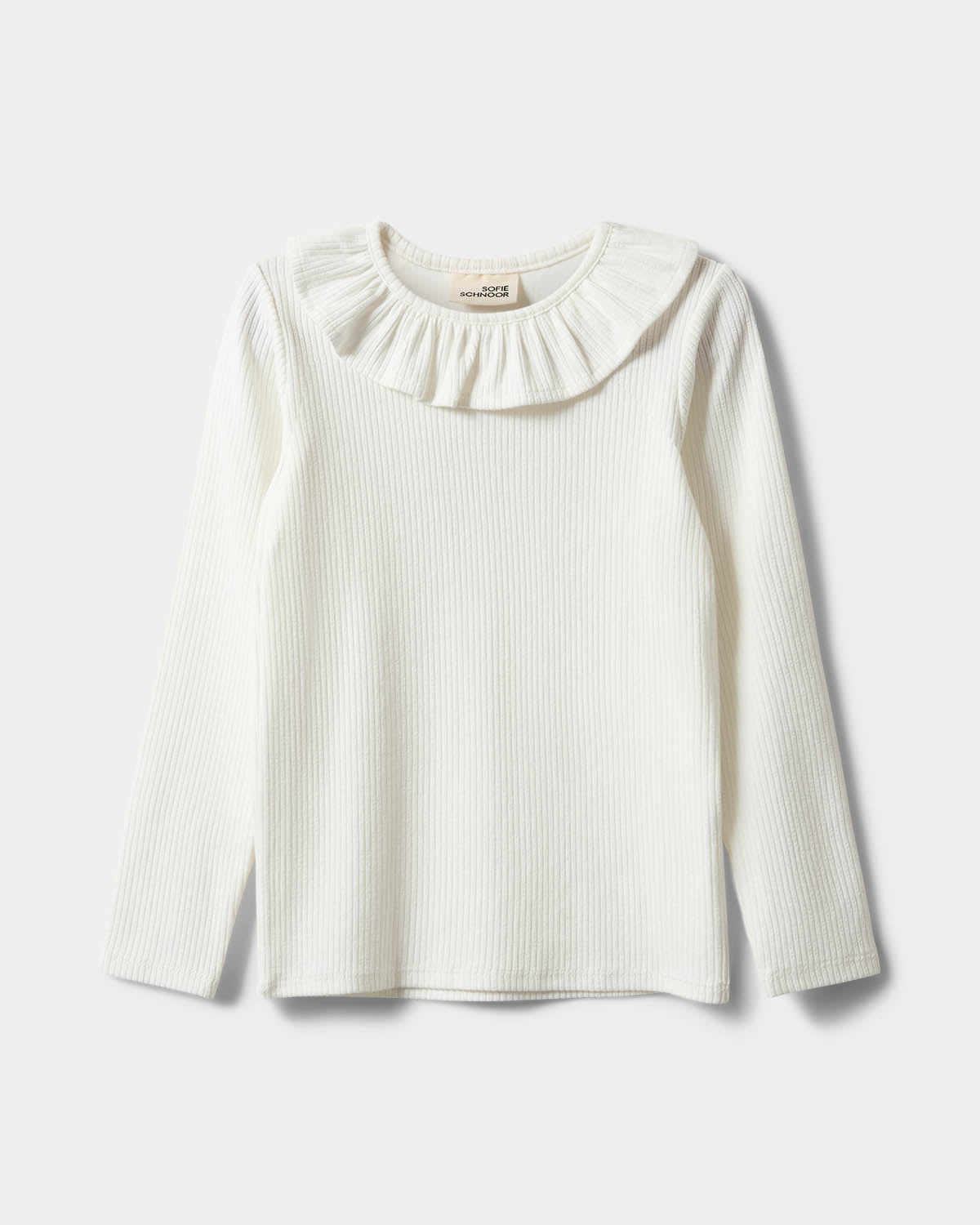 Sofie Schnoor KIDS FALINAKB LANGÆRMET T-SHIRT T-shirt lang ærmet 0124 Snow white