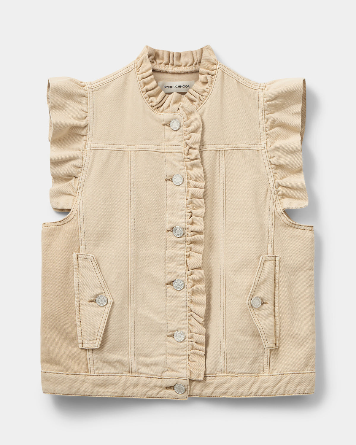 Sofie Schnoor WOMEN FARAHSW VEST Vest 7150 Warm Sand