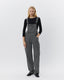 FLORANCASW OVERALLS - Black thin stripe