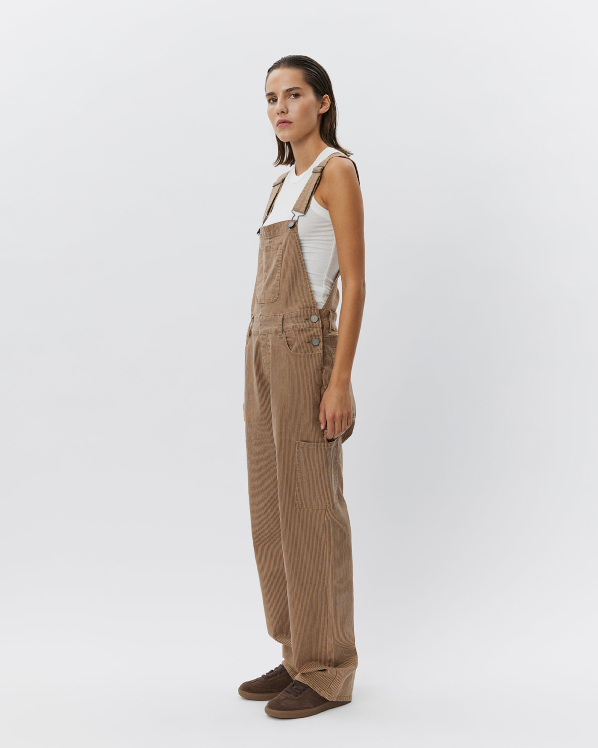 Sofie Schnoor WOMEN FLORANCASW OVERALLS Overalls 9132 Brown thin stripe