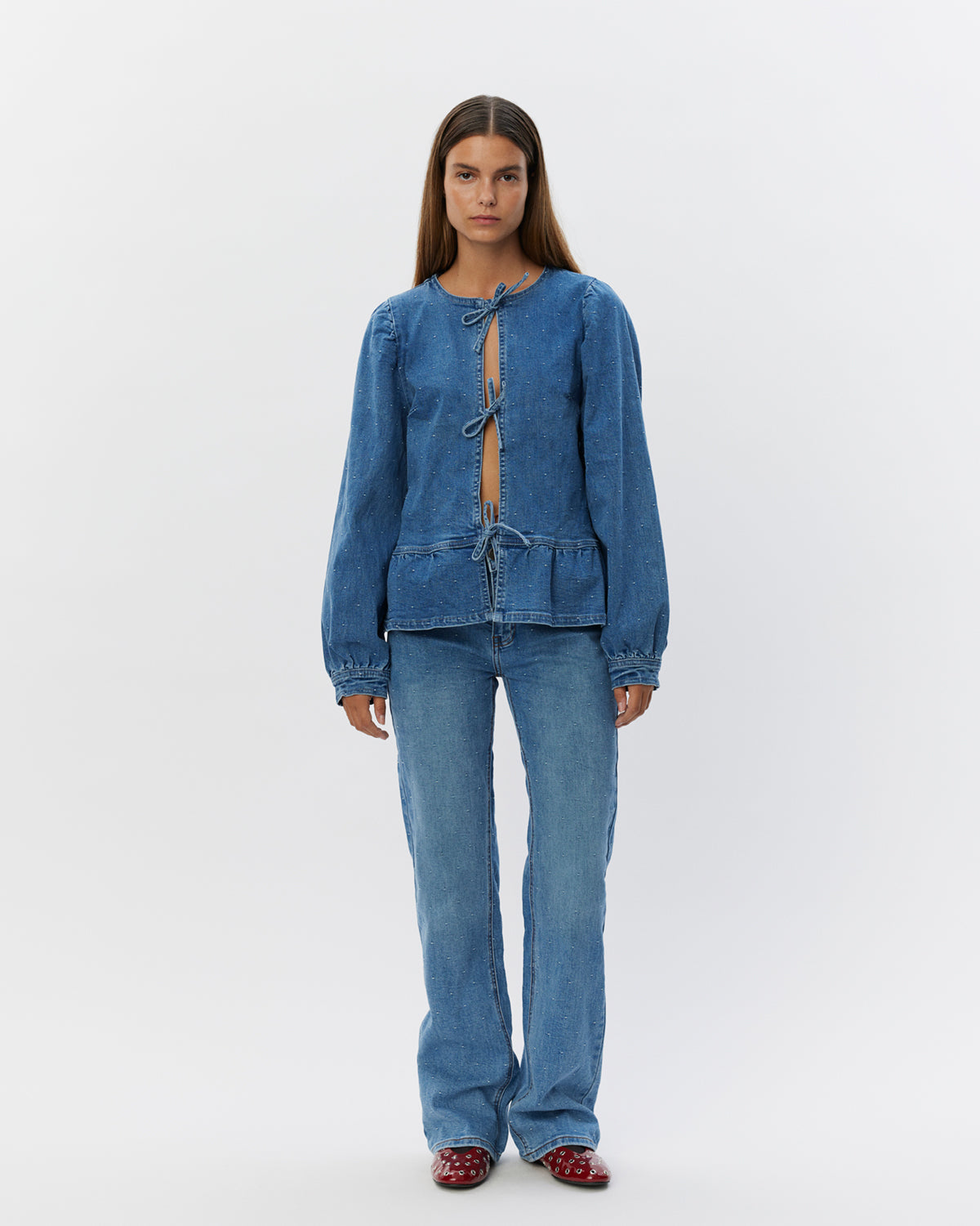 Sofie Schnoor WOMEN HALIASW SKJORTE Skjorte 5002 Denim blue