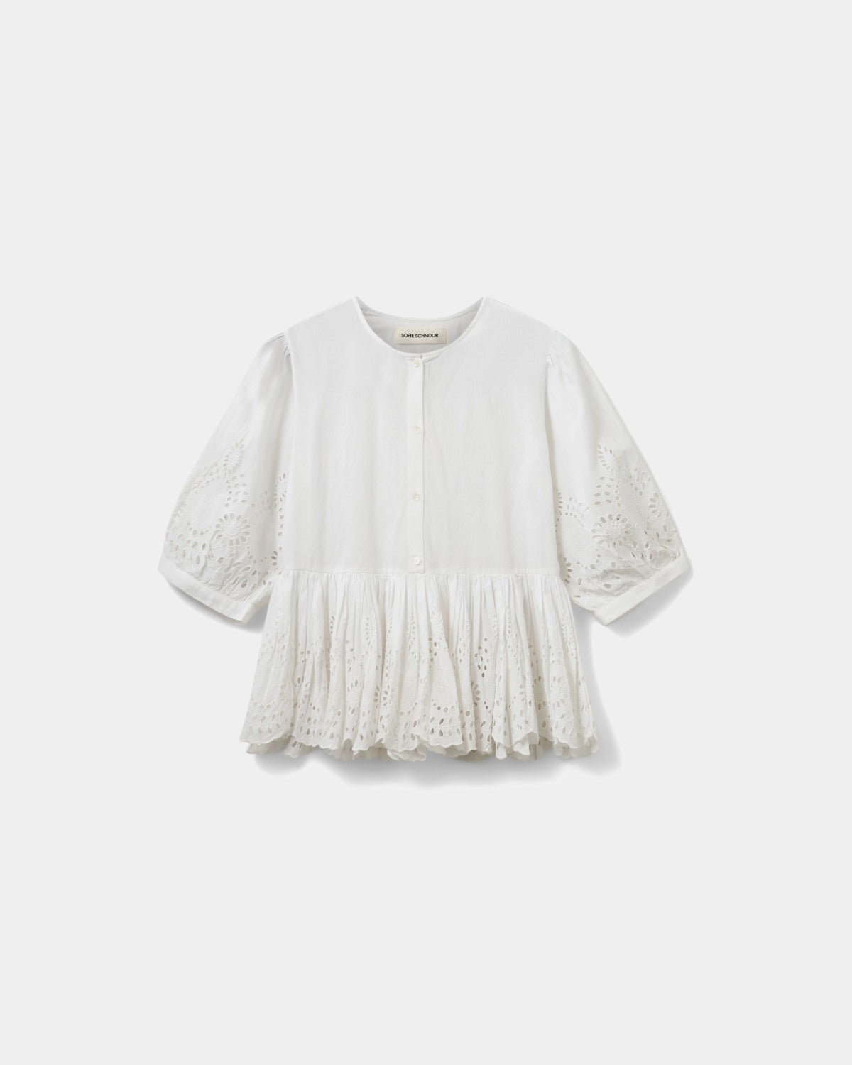 Sofie Schnoor WOMEN HATTIESW BLUSE Bluse 0124 Snow white