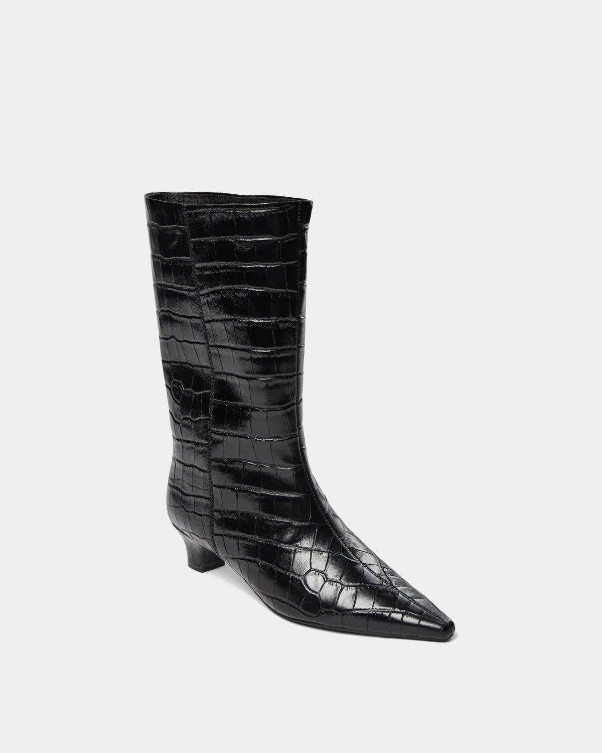 Sofie Schnoor WOMEN HELLASW CROCO LÆDERSTØVLE Støvle 1000 Black