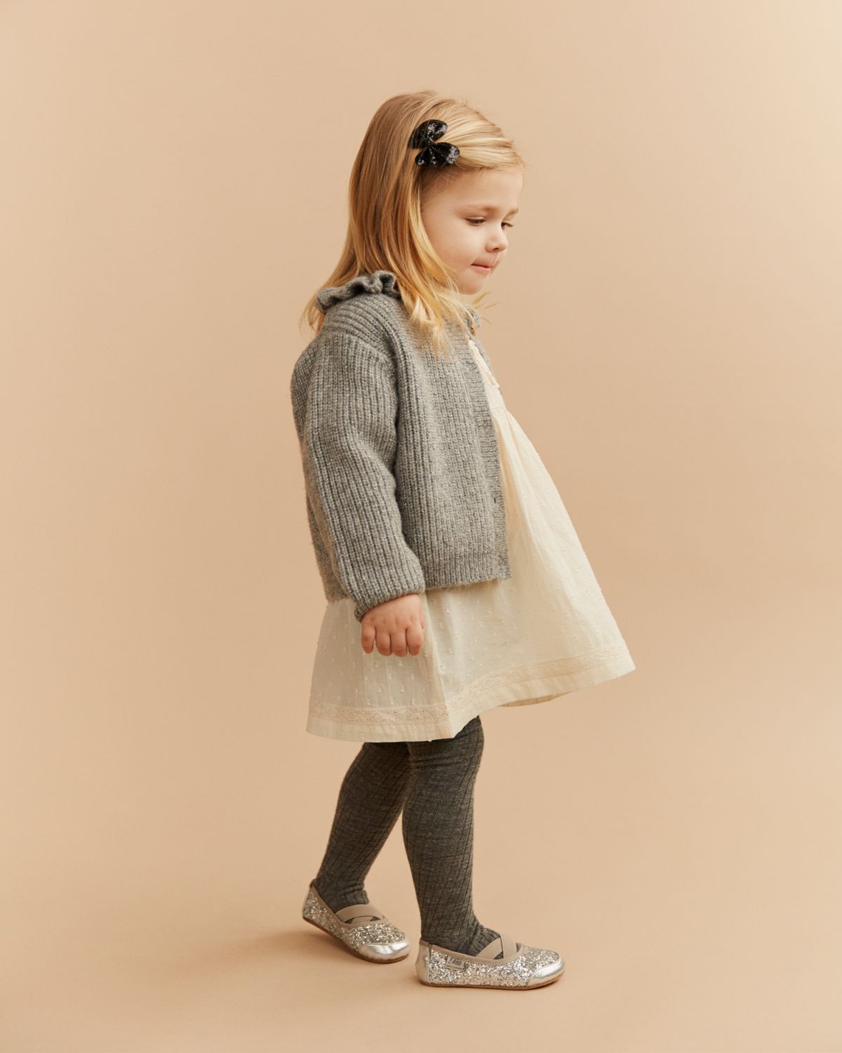 Sofie Schnoor BABY HENNYSB CARDIGAN Cardigan 8010 Grey melange