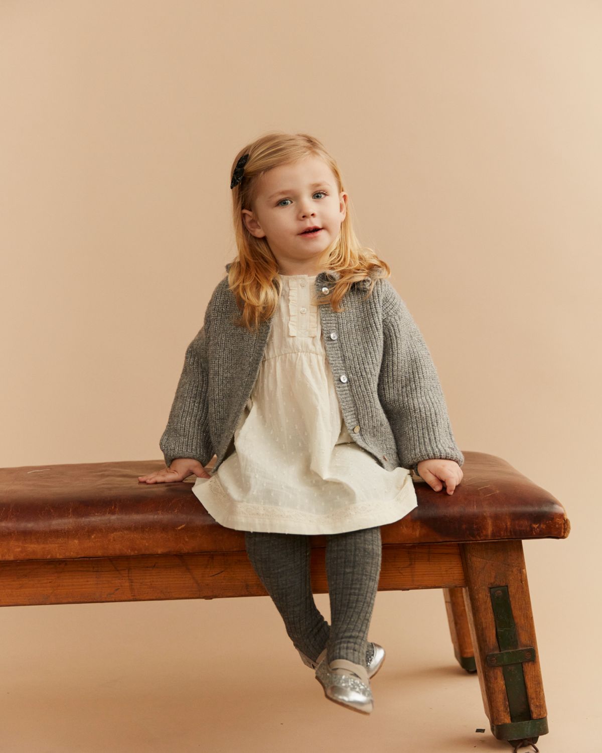 Sofie Schnoor BABY HENNYSB CARDIGAN Cardigan 8010 Grey melange