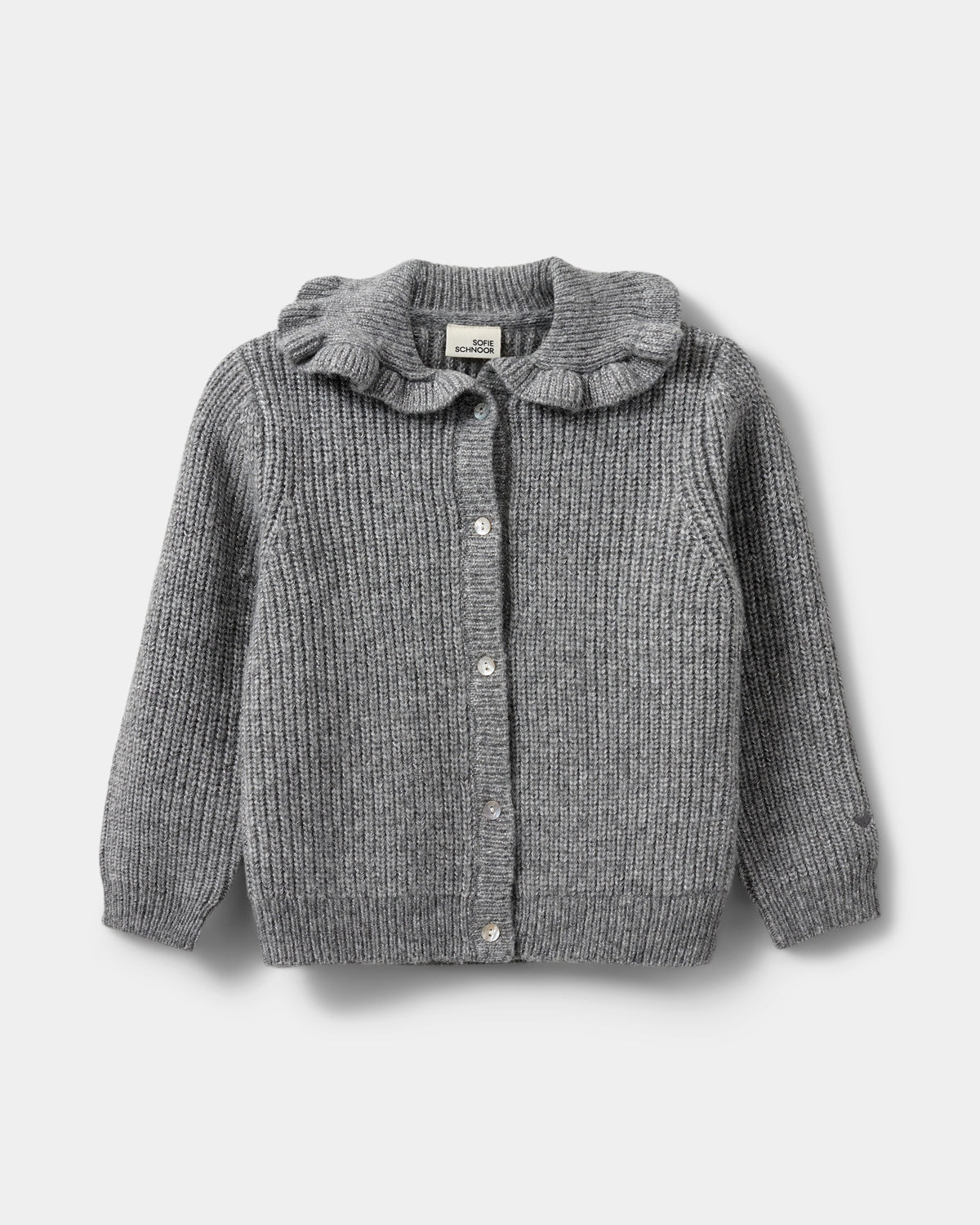 Sofie Schnoor KIDS HENNYSK CARDIGAN Cardigan 8010 Grey melange