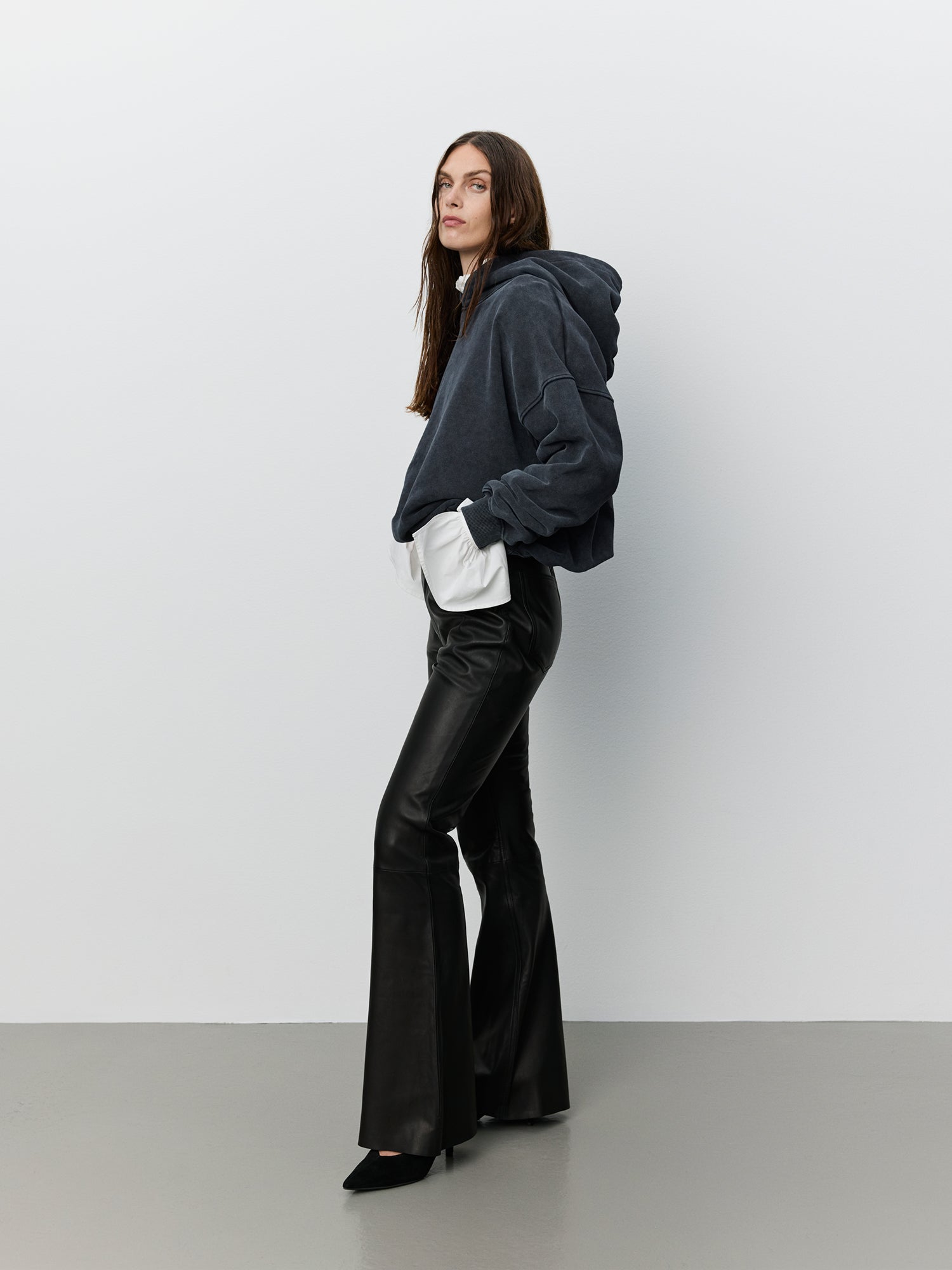 Sofie Schnoor WOMEN ICON 015 - RANSOSW HOODIE Hættetrøje 1015 Washed black