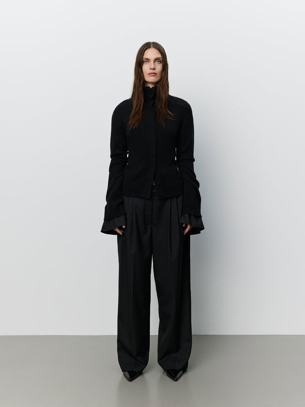 ICON 012 - FAROASW WIDE LEG SUITING TROUSERS