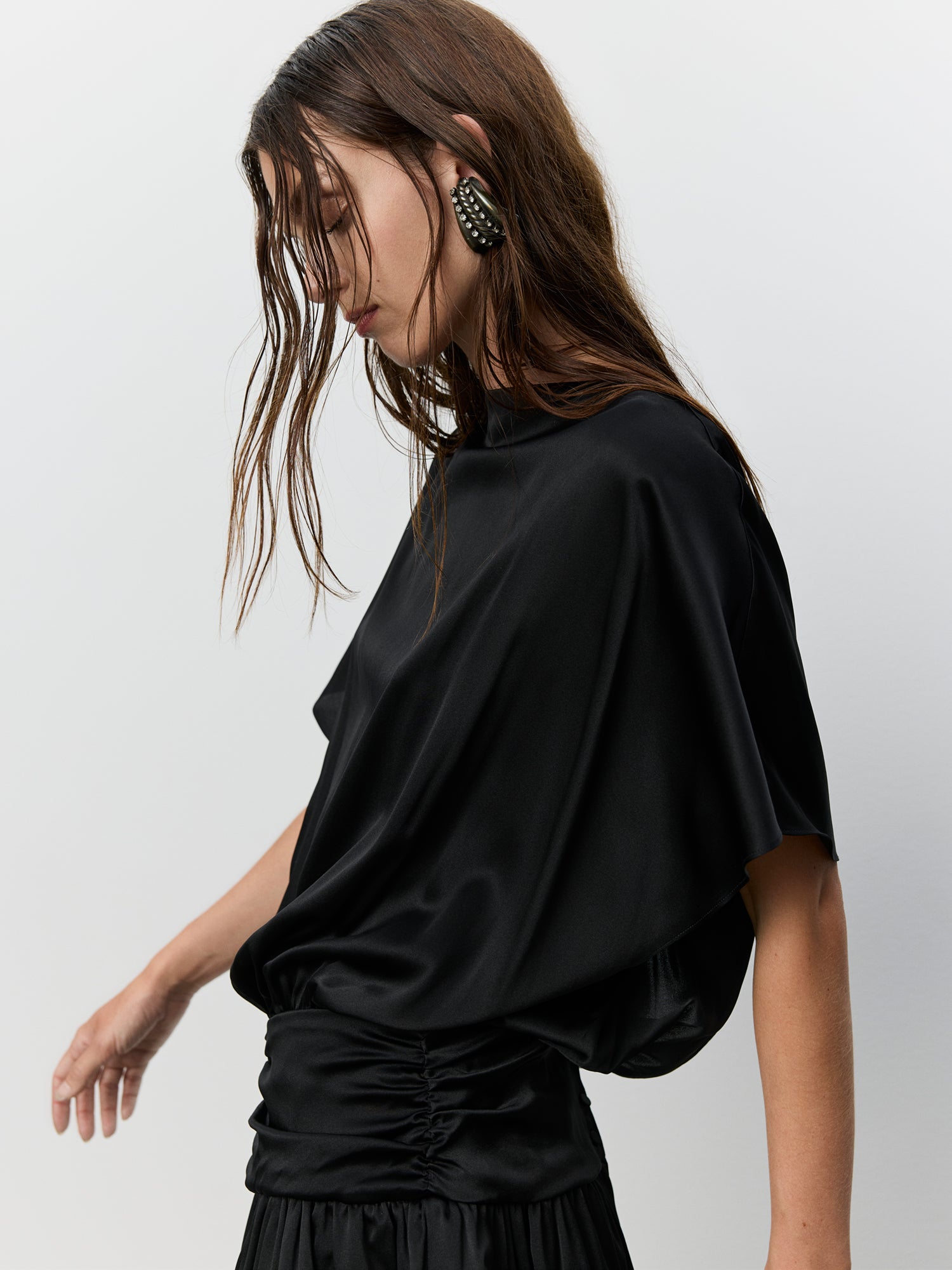 Sofie Schnoor WOMEN ICON 017 - EMBERSW SILKEKJOLE Kjole 1000 Black