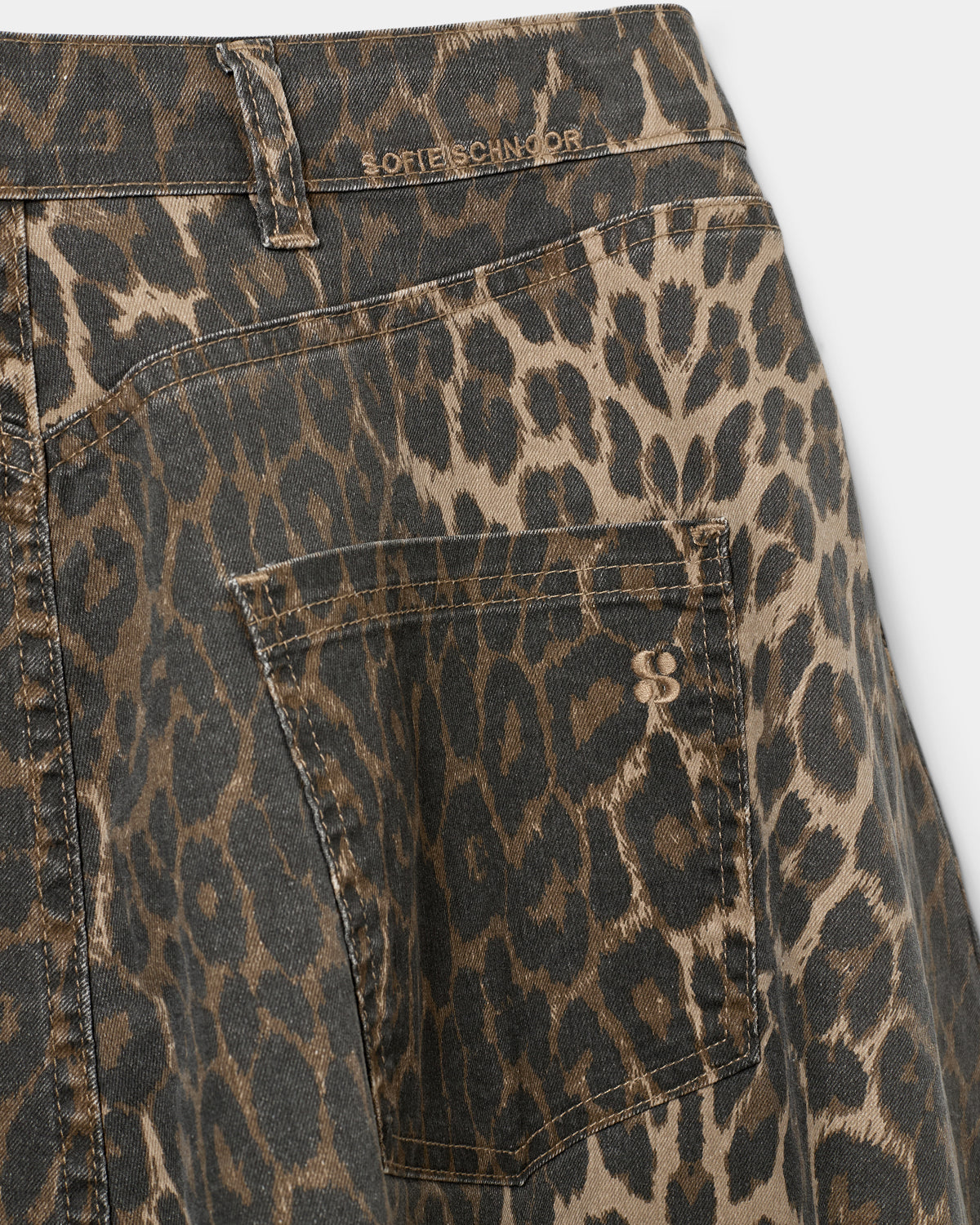 Sofie Schnoor WOMEN INDIGOSW LEO SKIRT Nederdel 9086 Light brown leopard