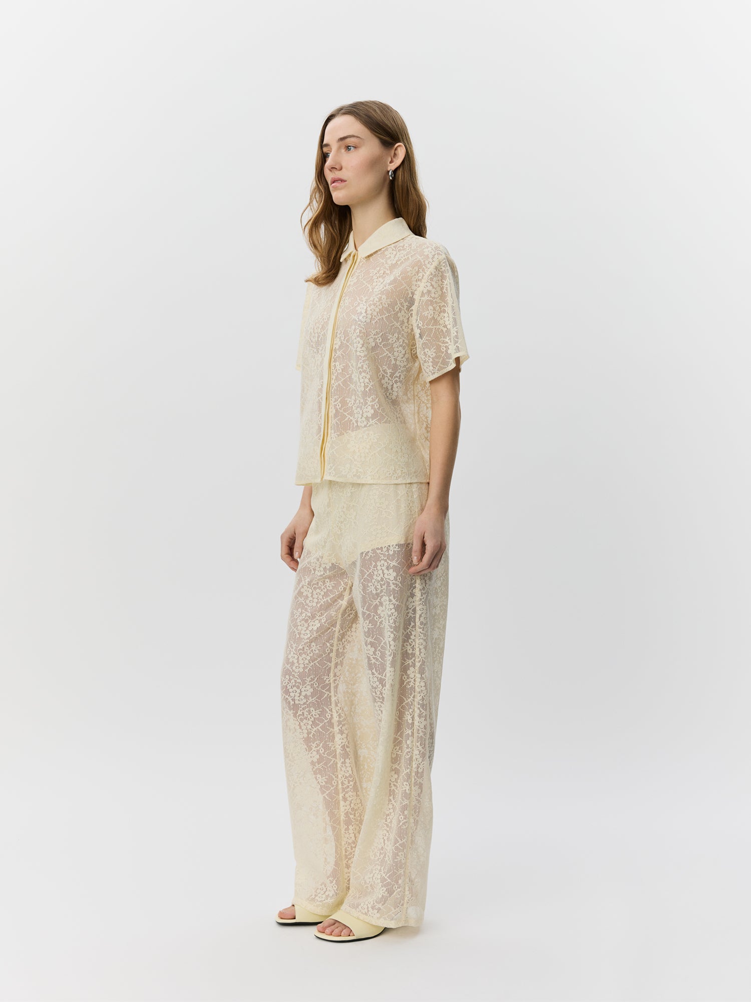 Sofie Schnoor WOMEN IVYSW HÆKLET BLONDE BUKS Buks 0159 Cream White