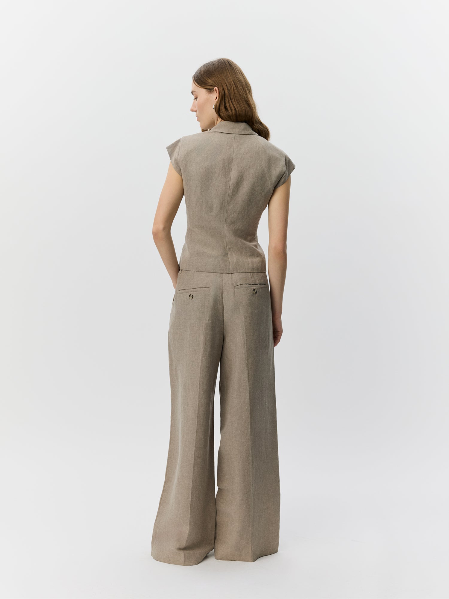 Sofie Schnoor WOMEN IZRASW HØR MIX BUKS Buks 7042 Dark sand