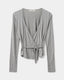 JOODYSW BLUSE - Grey mel