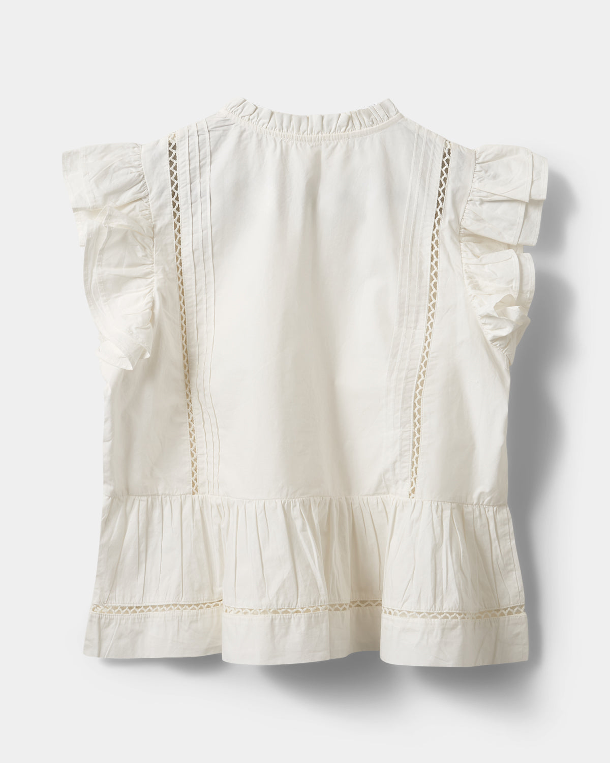 Sofie Schnoor WOMEN JULIENSW FRILL BOMULDSTOP Top 0141 White Alyssum