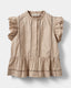JULIENSW FRILL BOMULDSTOP - Feather Gray