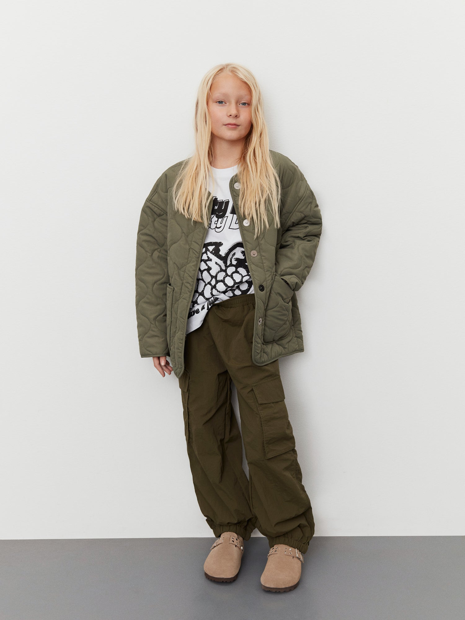 Sofie Schnoor YOUNG Jacket Jakke 3039 Army green