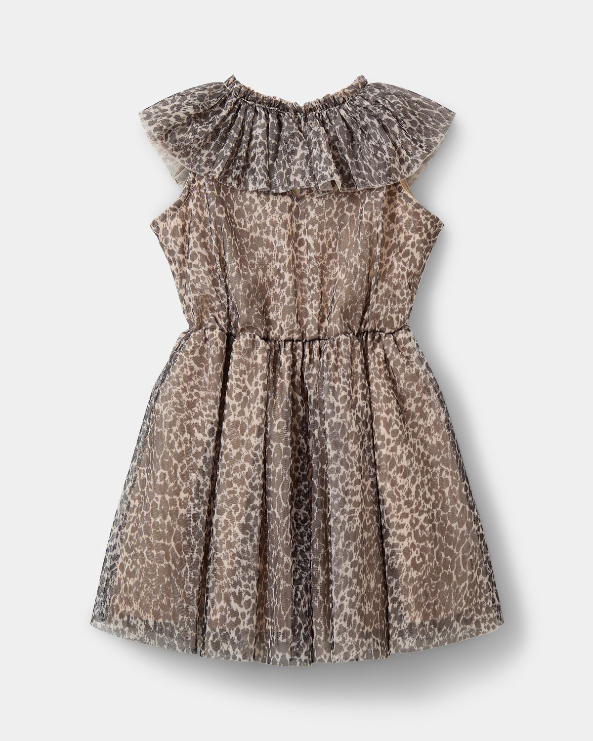 Sofie Schnoor KIDS JaimeKB Kjole Kjole 9140 AOP Leo Light Sand