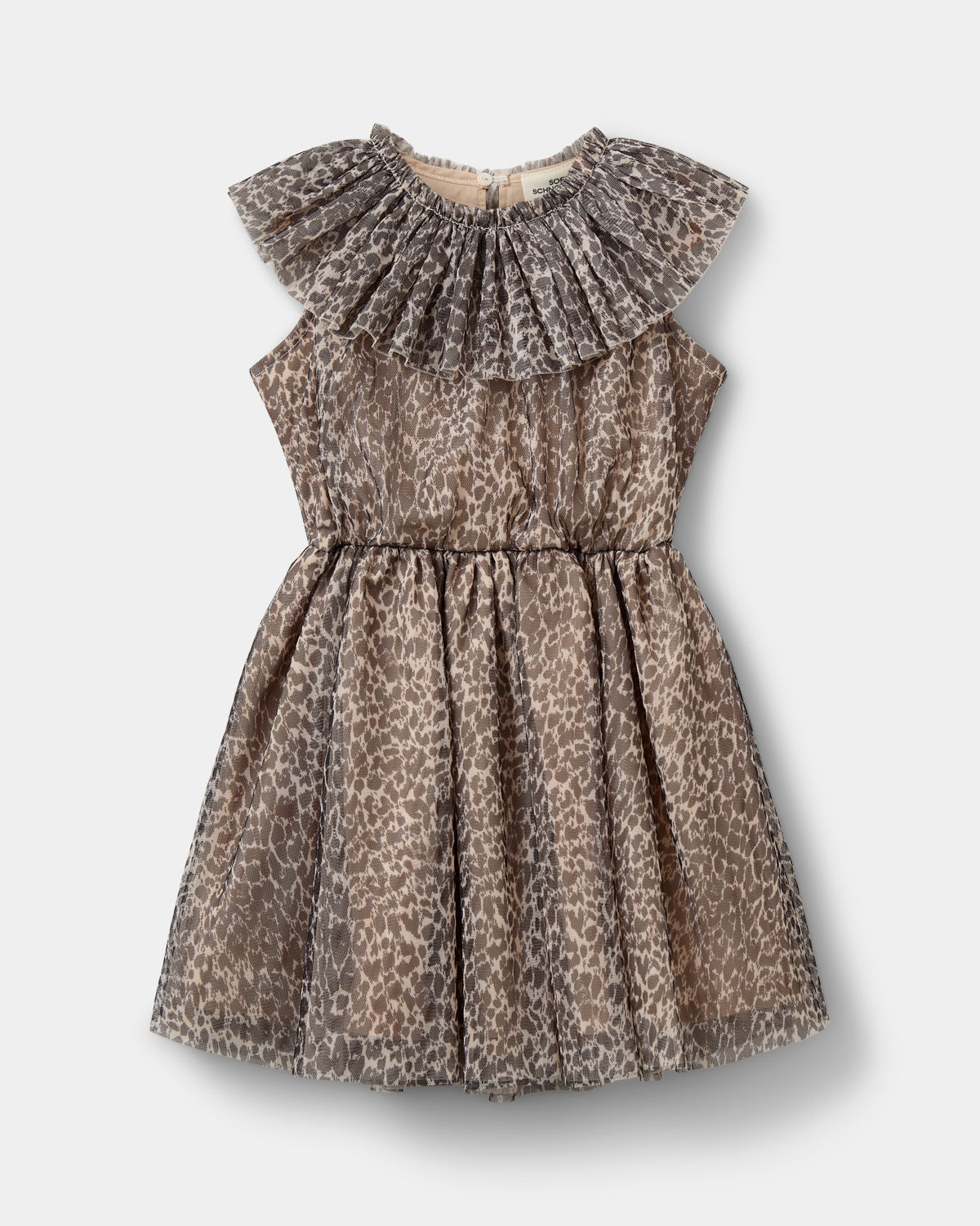 Sofie Schnoor KIDS JaimeKB Kjole Kjole 9140 AOP Leo Light Sand