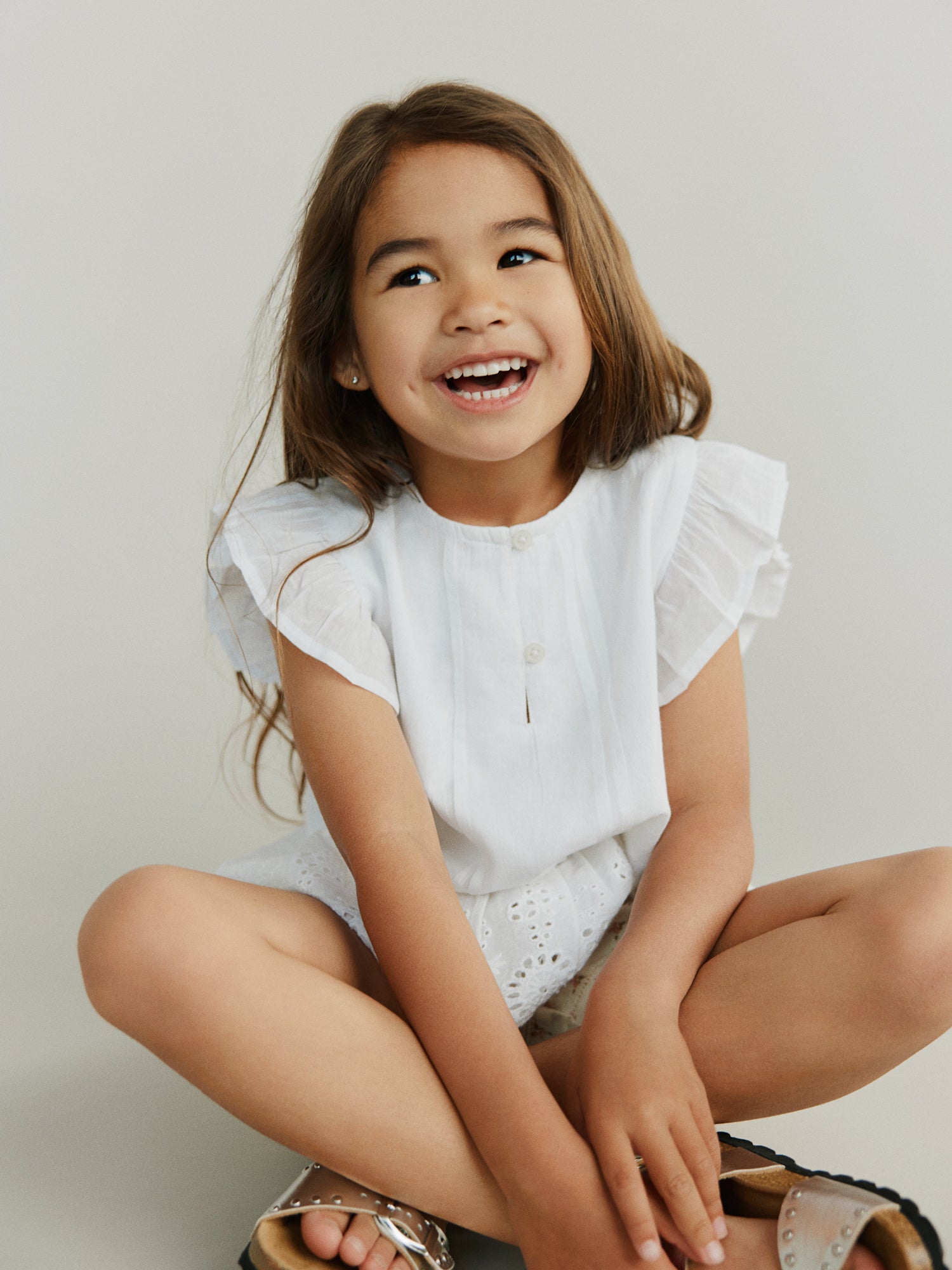 Sofie Schnoor KIDS JuiletteKB Bluse Bluse 0124 Snow white