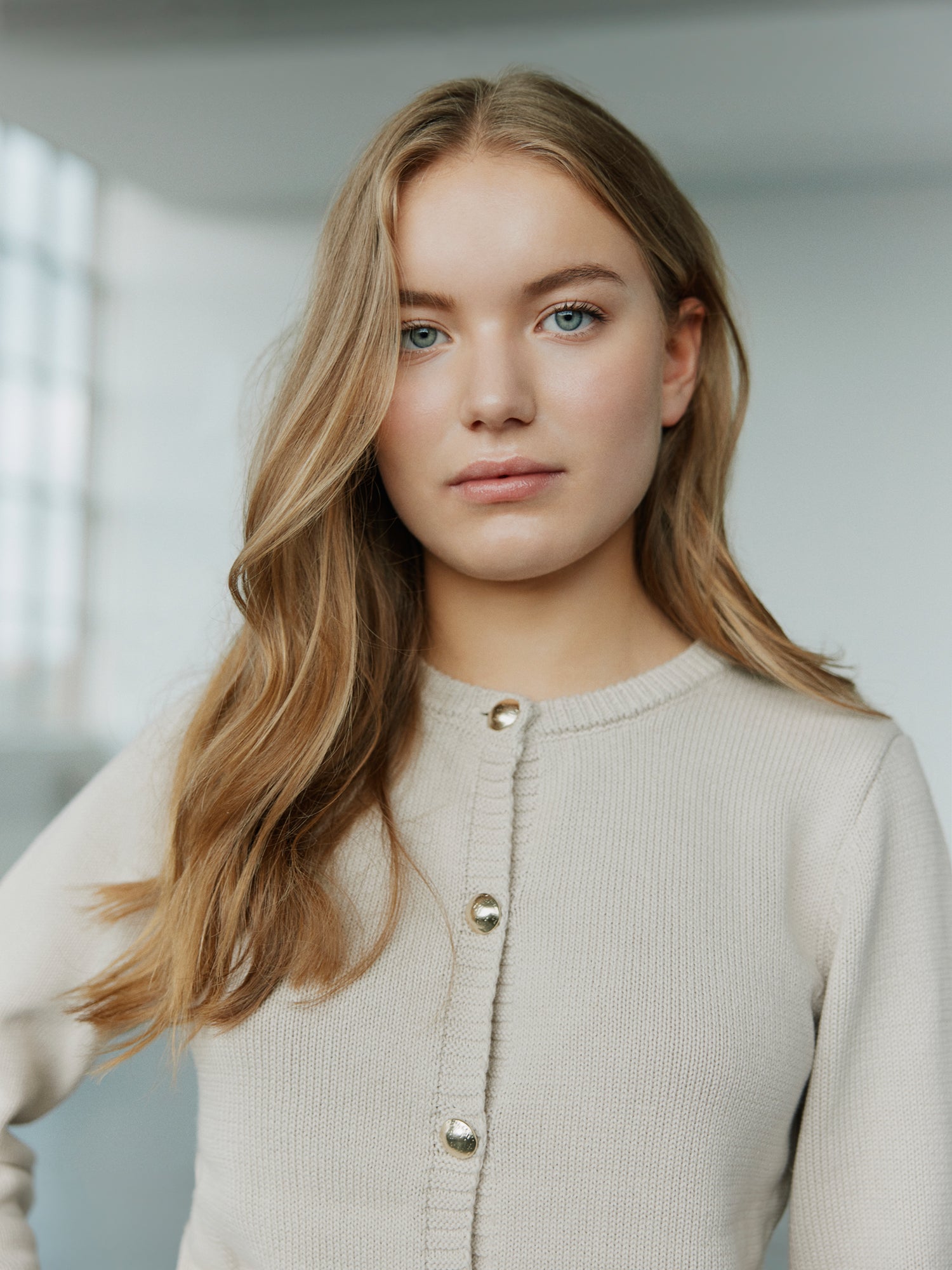 Sofie Schnoor YOUNG KYRASY CARDIGAN Cardigan 7105 Light Sand