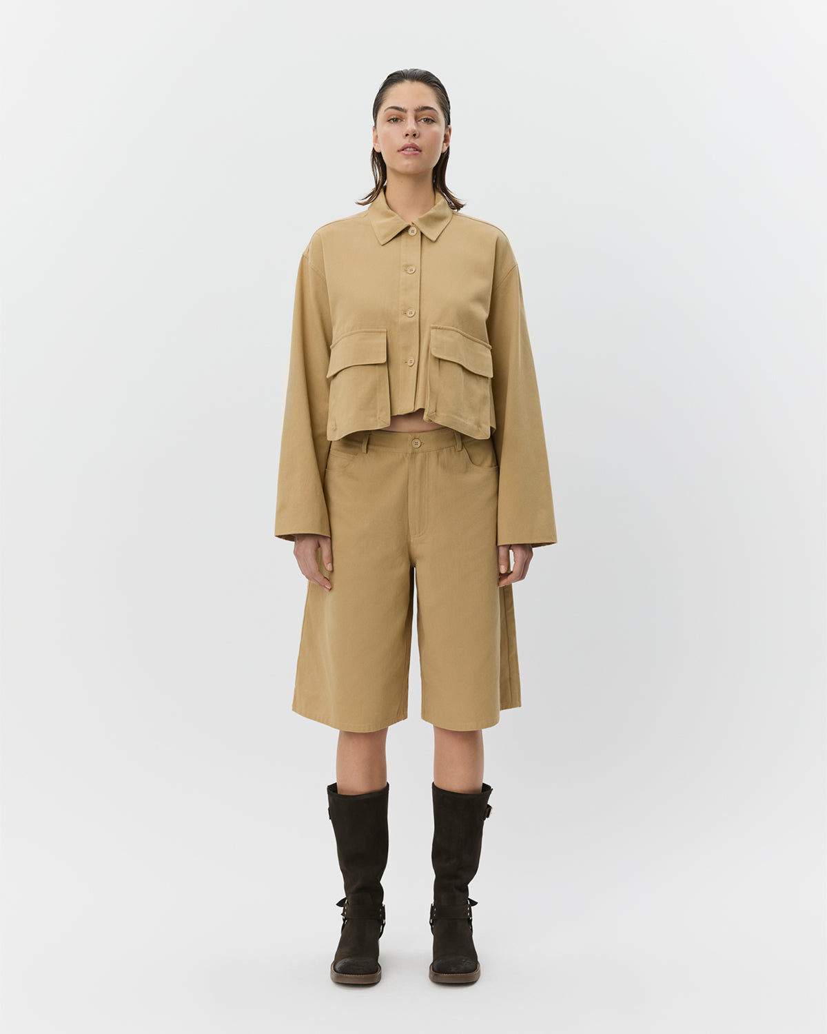 Sofie Schnoor WOMEN LARKSW KORT SKJORTE JAKKE Jakke 7012 Camel