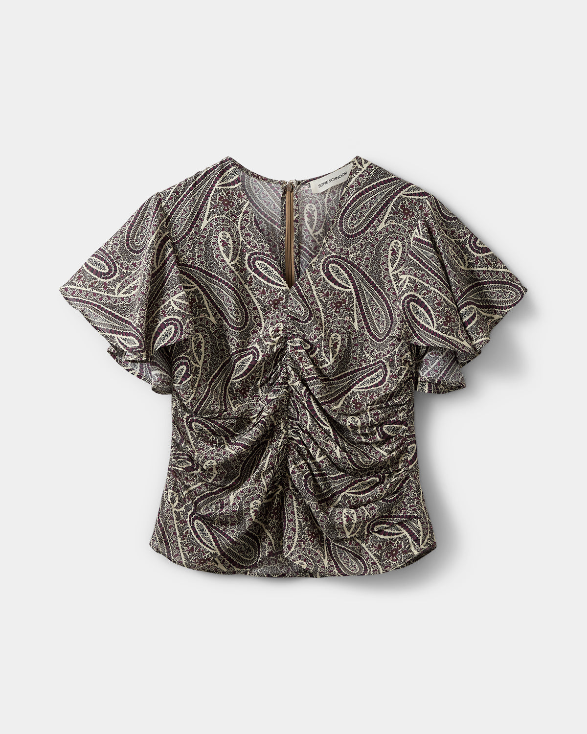 Sofie Schnoor WOMEN LEELASW PAISLEY PRINTET BLUSE Bluse 4170 Bordeaux mix Paisley