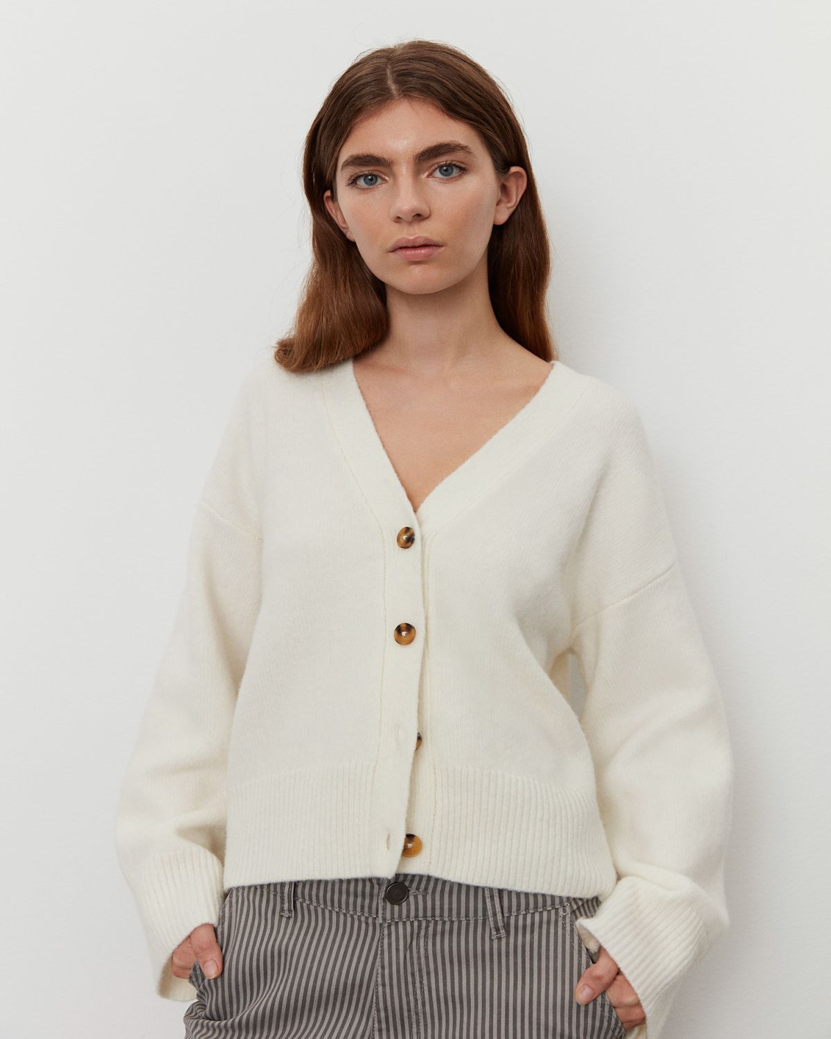 Sofie Schnoor WOMEN LEVASW CARDIGAN Cardigan 0101 Off white