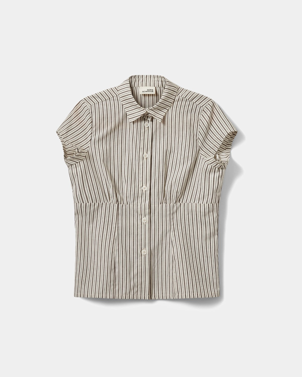 Sofie Schnoor YOUNG LILYAN SKJORTE Skjorte 7113 Brown Striped