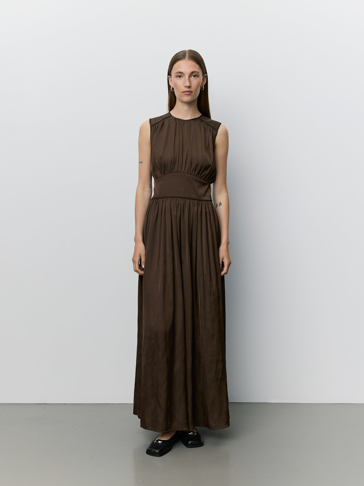 Sofie Schnoor WOMEN LINSW MAXI KJOLE Kjole 7162 Intense Brown