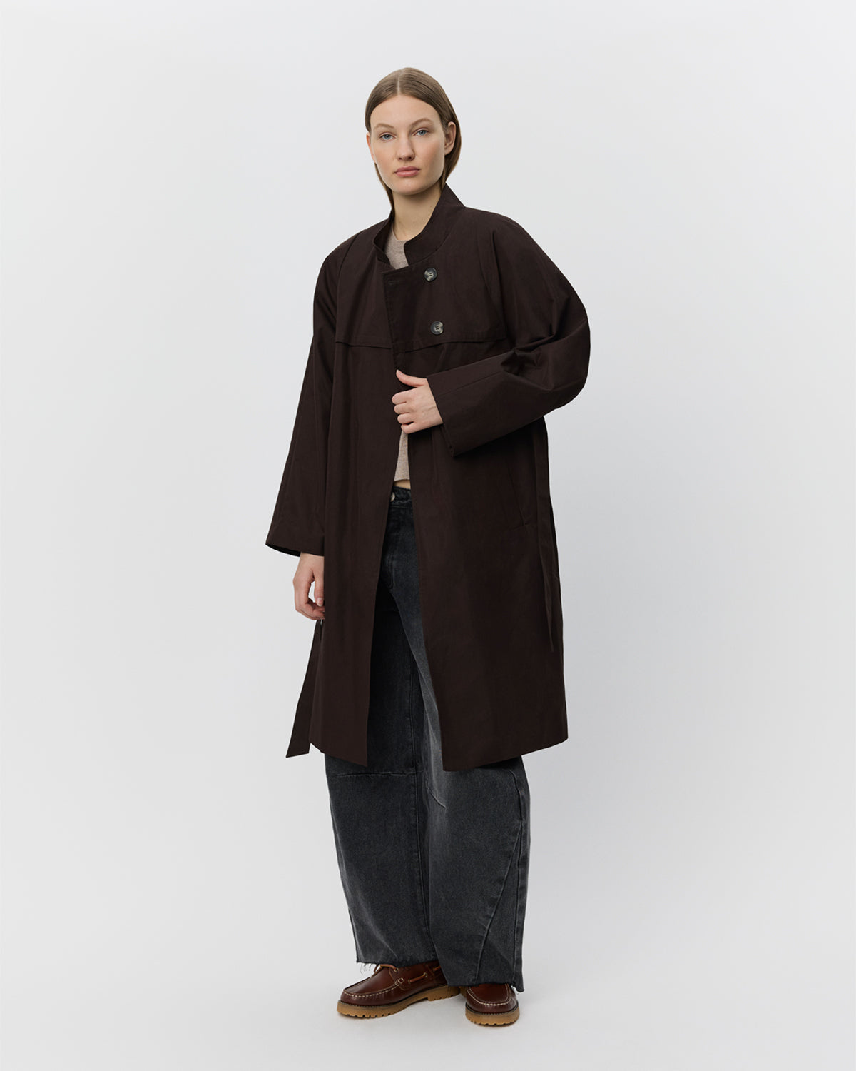 Sofie Schnoor WOMEN LIZZYSW FRAKKE Frakke 7025 Dark brown