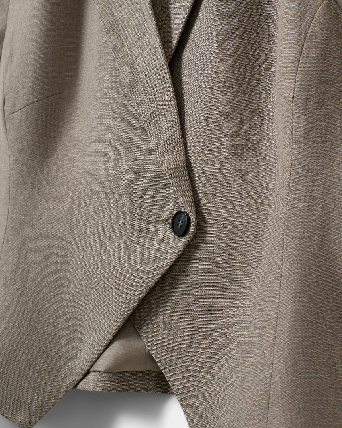 Sofie Schnoor WOMEN MAJSESW HØR MIX CAP ÆRMET BLAZER Blazer 7042 Dark sand