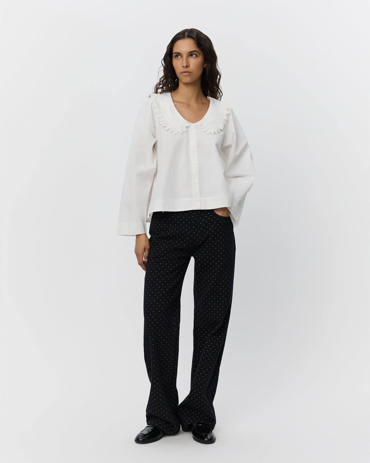 Sofie Schnoor WOMEN MANONSW SKJORTE Skjorte 0153 Cream