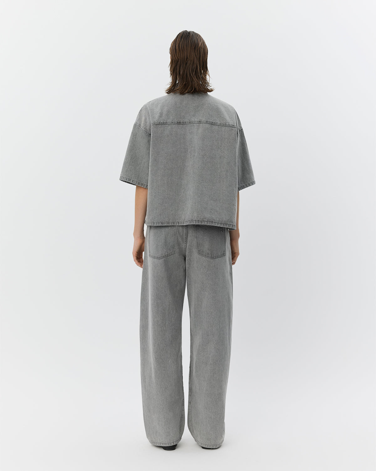 Sofie Schnoor WOMEN MELISSASW DENIM LØS SIDDENDE OVERSKJORTE Jakke 8052 Stone Grey