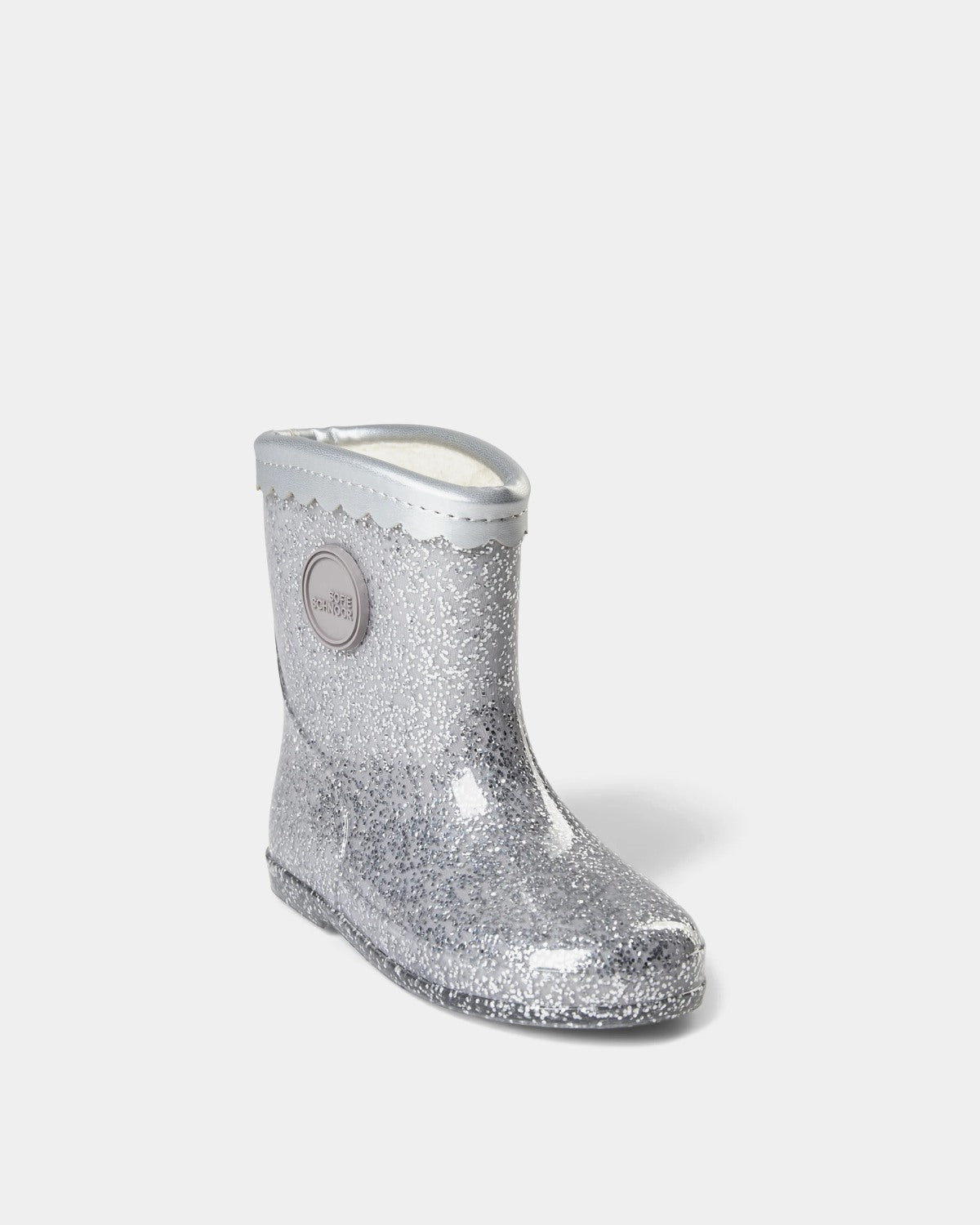 Sofie Schnoor KIDS MELLYSK GUMMISTØVLE MED FOER Gummistøvle 8005 Silver