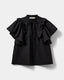 MERLINDASW FRILL TOP - Black