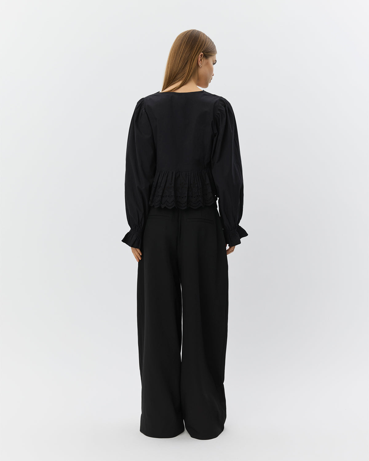 Sofie Schnoor WOMEN MODENASW COCOON LÆRREDE BUKS Buks 1000 Black