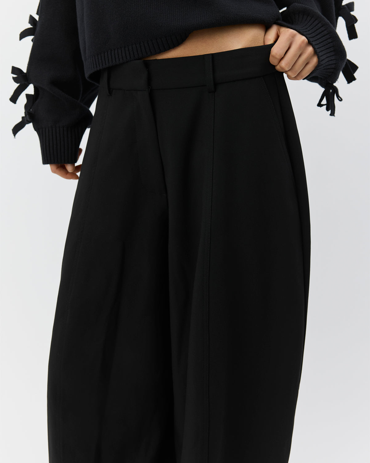 Sofie Schnoor WOMEN MODENASW COCOON LÆRREDE BUKS Buks 1000 Black