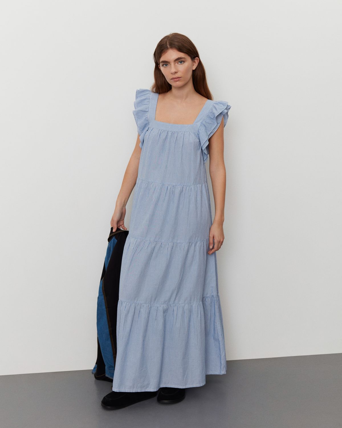 Sofie Schnoor WOMEN MorgoSW Kjole Kjole 5094 Light Blue striped
