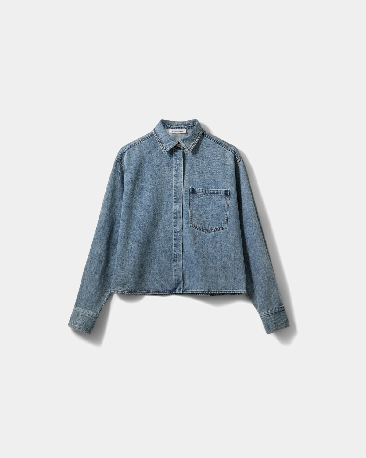 Sofie Schnoor WOMEN NASHSW DENIM BOXY SKJORTE JAKKE Jakke 5036 Blue