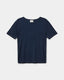 NATALIASY RIB T-SHIRT - Navy