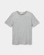 NATALIASY RIB T-SHIRT - Grey mel