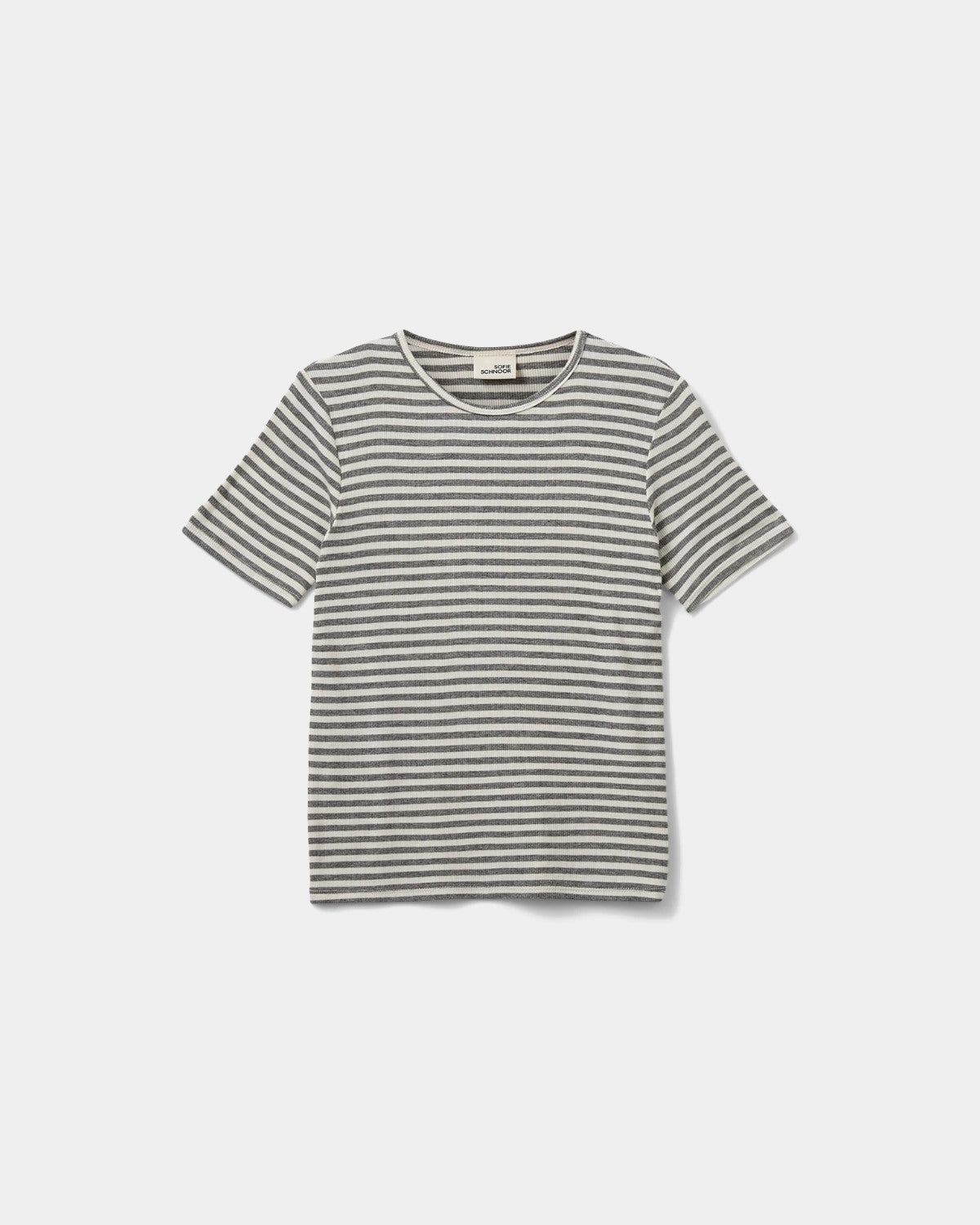 Sofie Schnoor YOUNG NATALIASY RIB T-SHIRT T-shirt 8048 Grey Striped