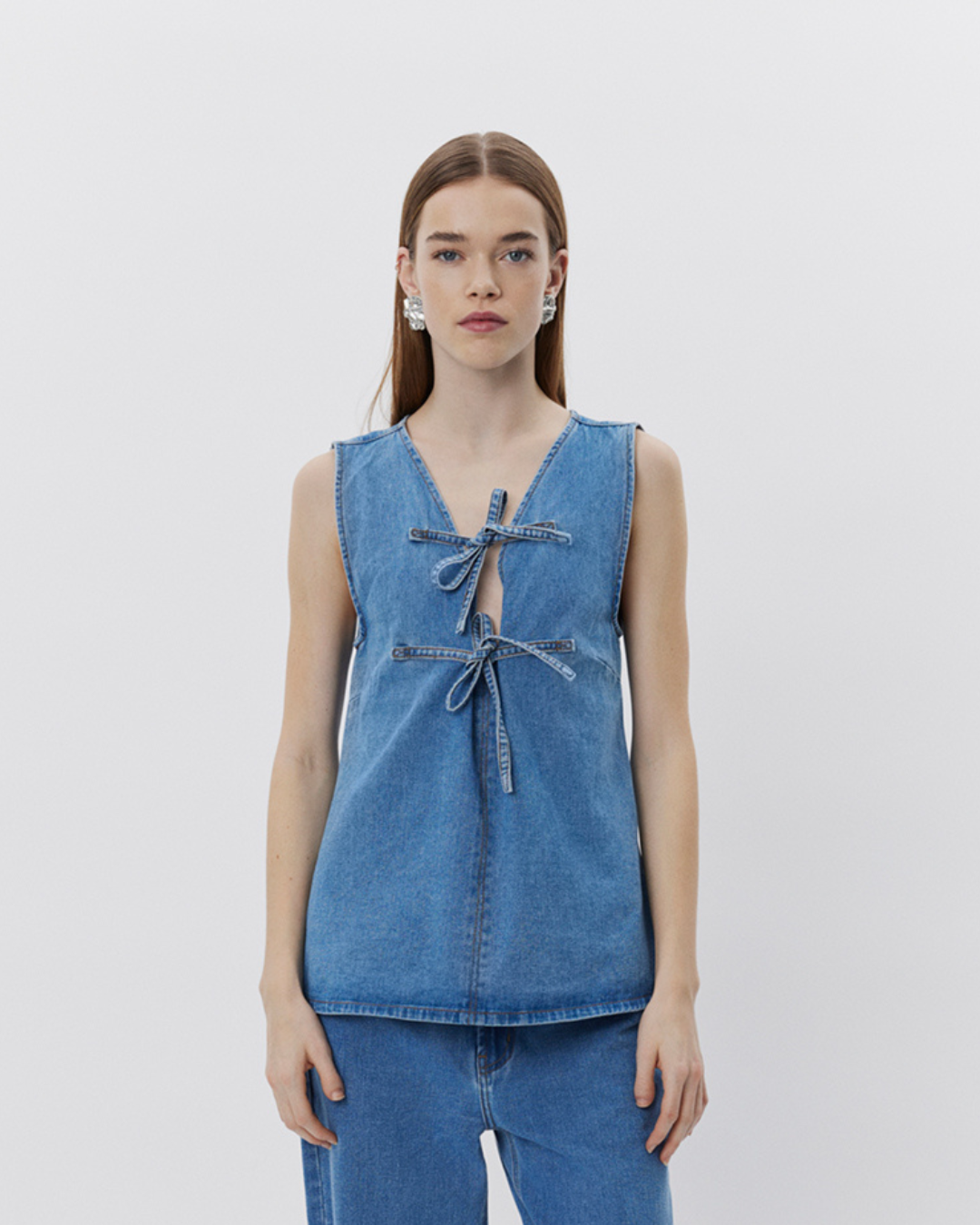 Sofie Schnoor WOMEN NELLESW TOP Top 5002 Denim blue